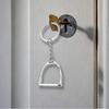 Porte-clés Étriers de Cheval Équestre Animal Mignon Décoration Thème Animal 1 Pièce Léger pour Pendentif de Sac à Dos Usage Quotidien