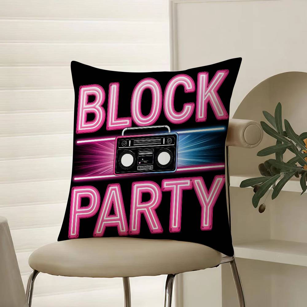 

Hip-hop Fashion Brand Graffiti Pattern Pillow Case Comfort Sofa Bed Silky elegant Invisible zipper Decorative cushion cover 12x12Inch