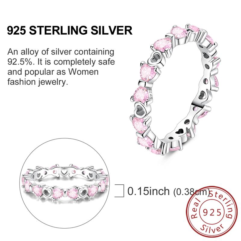 925 Silver Rings for Women Gold Shining Retro Heart Bow Star Ring Size 6 7 8 9 Wedding Anniversary Fashion Fine Jewelry