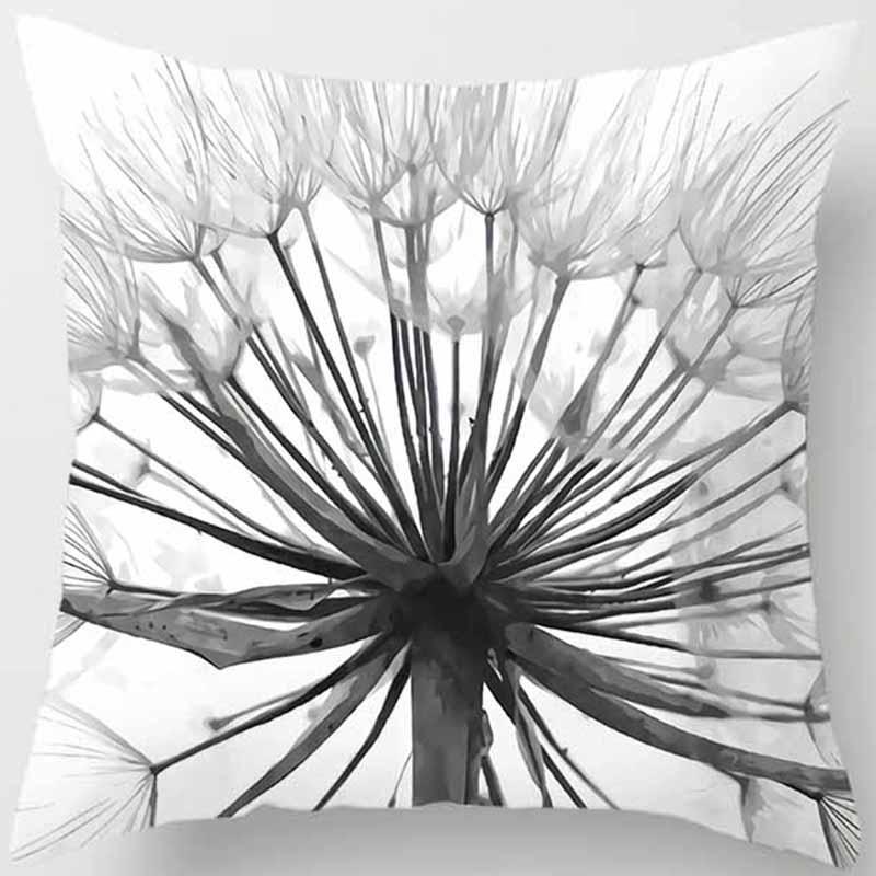 Auto Sofa Kissenbezug mit Löwenzahn-Druck Quadratischer Kissenbezug