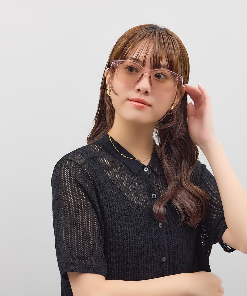 [Zoff] SUNCUTGlassesUV100%CUT Wellington-style Sunglasses  Colored Lenses, Lightweight, TR Material, Stylish, UV Protection, Men's, Women's, Unisex