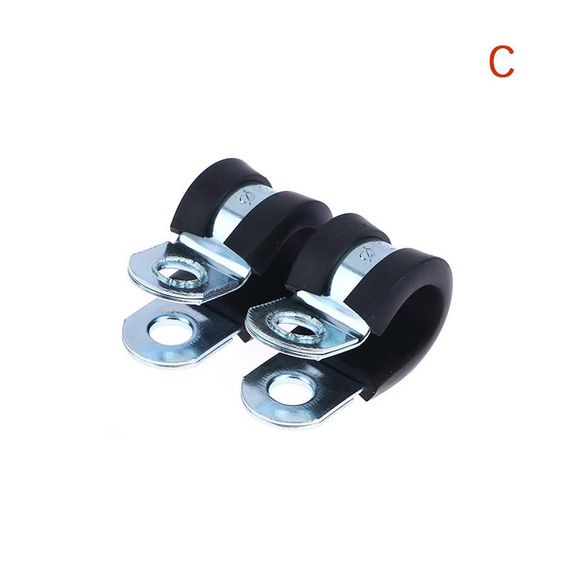 

2 шт. нержавеющая сталь резиновые зажимы P зажим для крепления кабеля шланга трубы новый 10MM