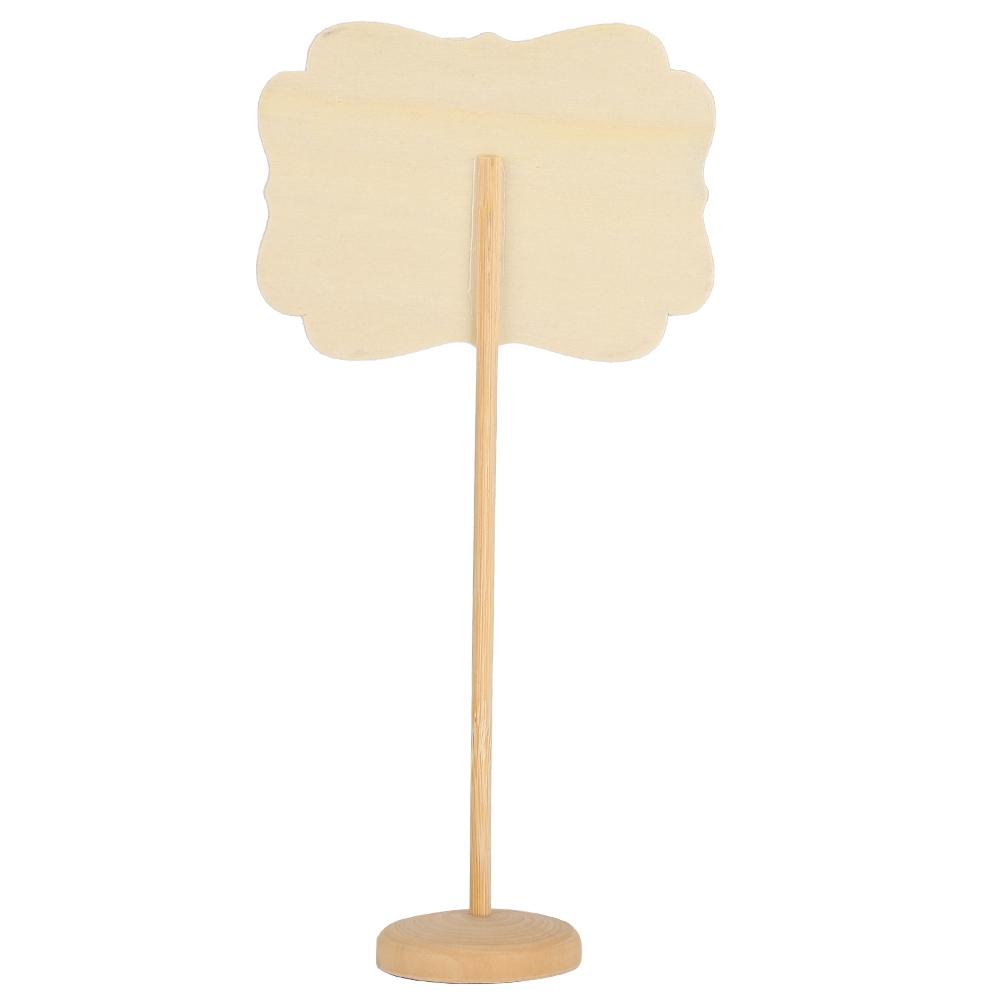 Wooden Blackboard Vertical Writing Notice Plant Decorative Signs Tags Garden Labels DIY Decoration Wooden Blackboard