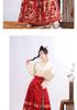 2024 Autumn Women's Phoenix Dance Print Hanfu Set - Ming Dynasty Inspired Chinese Daily Wear