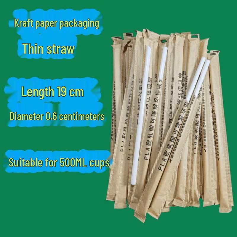 Qiwei Biodegradable PLA Large Disposable Straw