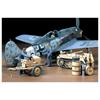 Tamiya 1/48 Military Miniature Series No. 33 German Army Kettenkrad Aircraft Power Supply Vehicle Towing Set Plastic Model 32533