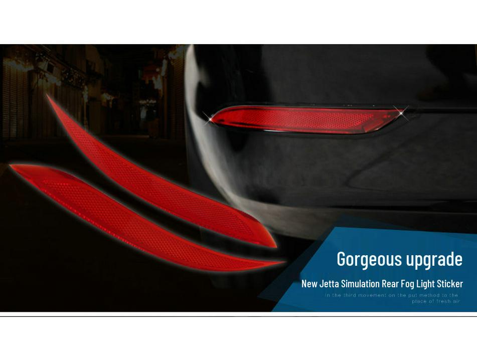 13-16 Volkswagen Jetta Santana Πλαίσιο Πίσω Φωτός Ομίχλης & Διακόσμηση Χείλους Ανακλαστήρα Προφυλακτήρα