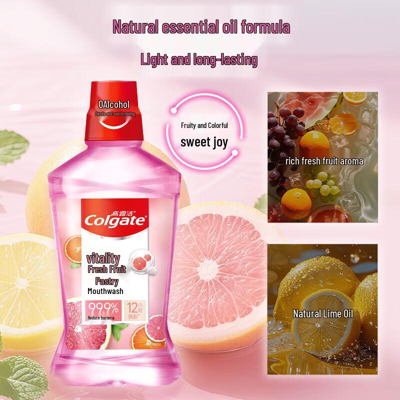 

Colgate Vibrant Fruit Fresh Breath Mouthwash, 250ml