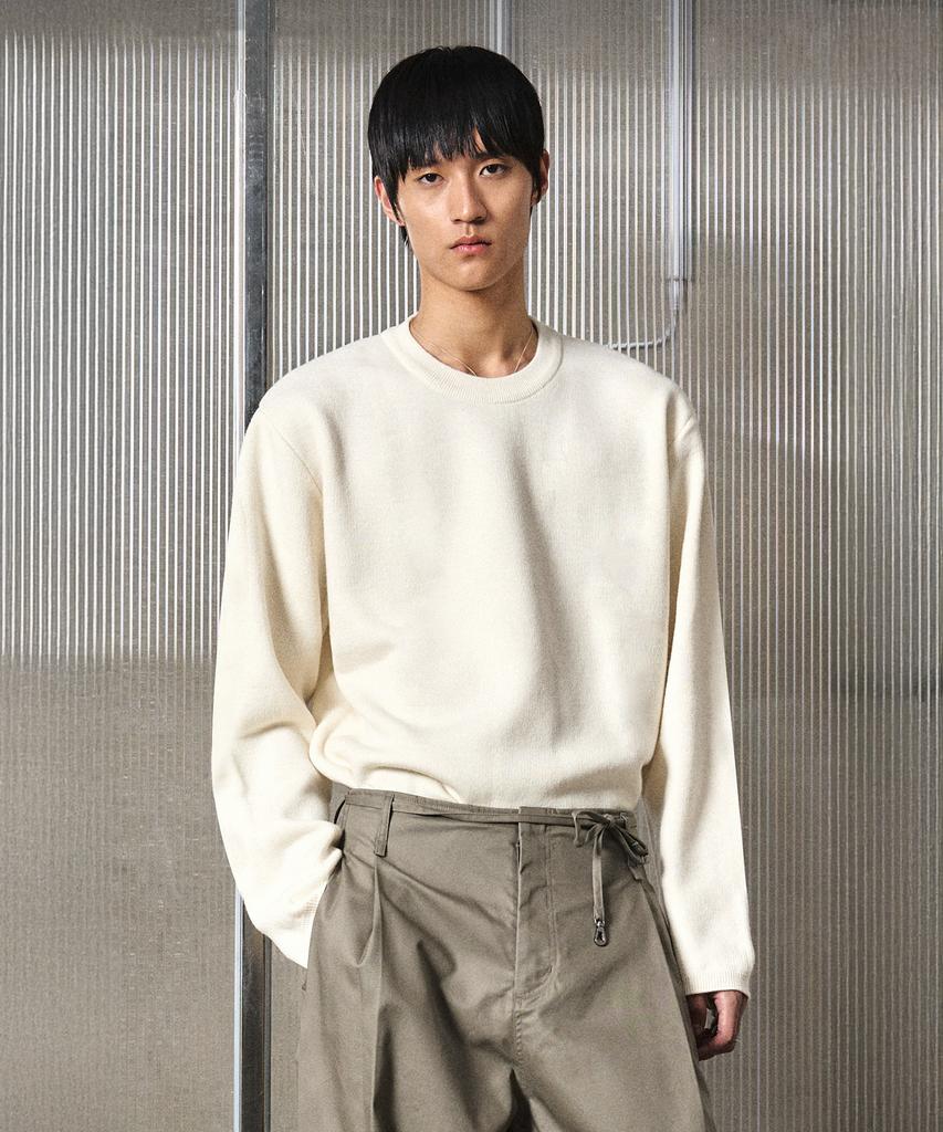 LMOOD Dutch Semi-Over Knit ( 2 Colors )