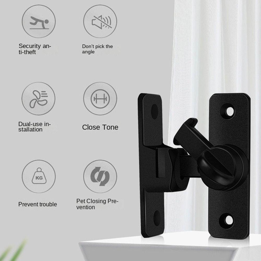 90 /180 Degree Sliding Door Catch Safety Door Bolt Multipurpose Door Buckle  Door Toggle Hardware