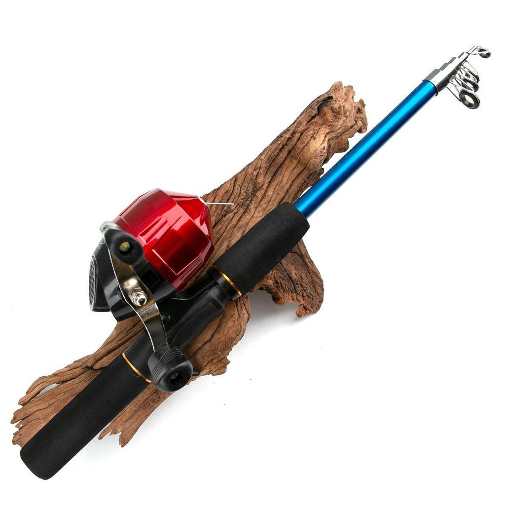 New Beginner Set Includes Spinning Reel, 1.5m Gun Handle Fishing Rod, Bait, Hook and Line, Portable Accessory Bag, Suitable for Fresh and Salt Water