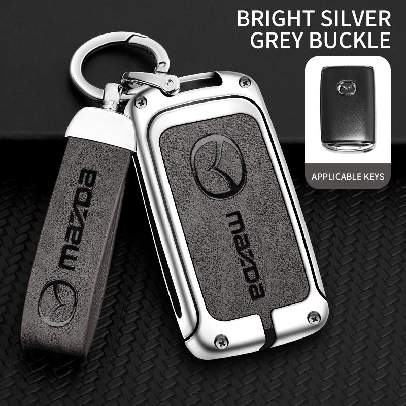 For Mazda Axela Atenza 3 2 6 CX3 CX5 CX30 CX8 CX9 MX5 RX7 RX8 SKYACTIV Zinc Alloy Car Key Holder Remote Protector Car Key Cover
