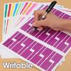 240 Stück Selbstklebende Kabelkennzeichner Bunte Wasserdichte Kabelbinder Laserdrucker-Aufkleber Glasfaser-Kabelkennzeichner Organizer