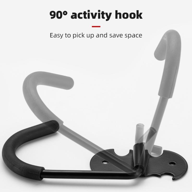 Bike Storage Foldable Cycle Bike Hanger Rack Wall Rack Garage Road Bike Bracket