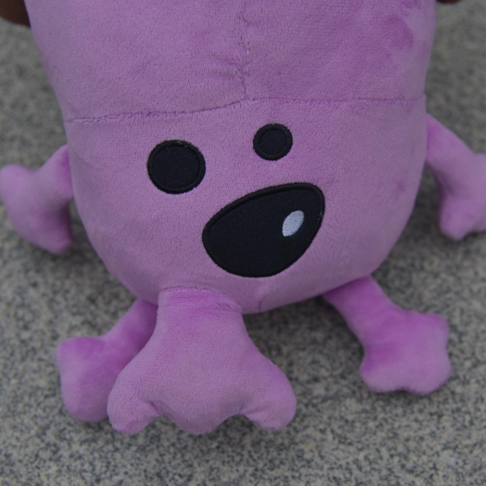 Purple Dog Plush Toys Cartoon Animals Fluffy Dolls Kawaii Dog Stuffes Toy Plushie Birthday Gifts