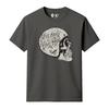 Rum Knuckles Helm Schädel Charcoal T-Shirt