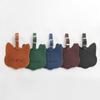 Tag PU Leather Cat Shape Airplane Suitcase Tag Travel Accessories Boarding Pass Luggage Tag