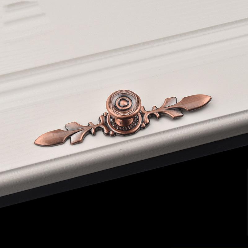 KAK 120MM Bronze Handles Kitchen Door Cupboard Zinc Alloy European Modern Wardrobe Furniture Drawer Pulls Cabinet Knobs Hardware