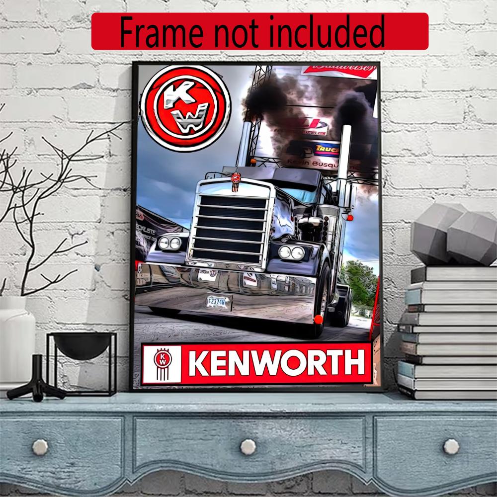 Kenworth 5D Diy Diamond Painting Round Diamond Mosaic Suitable For Beginners Diamond Painting Rhinestones Gift Frameless