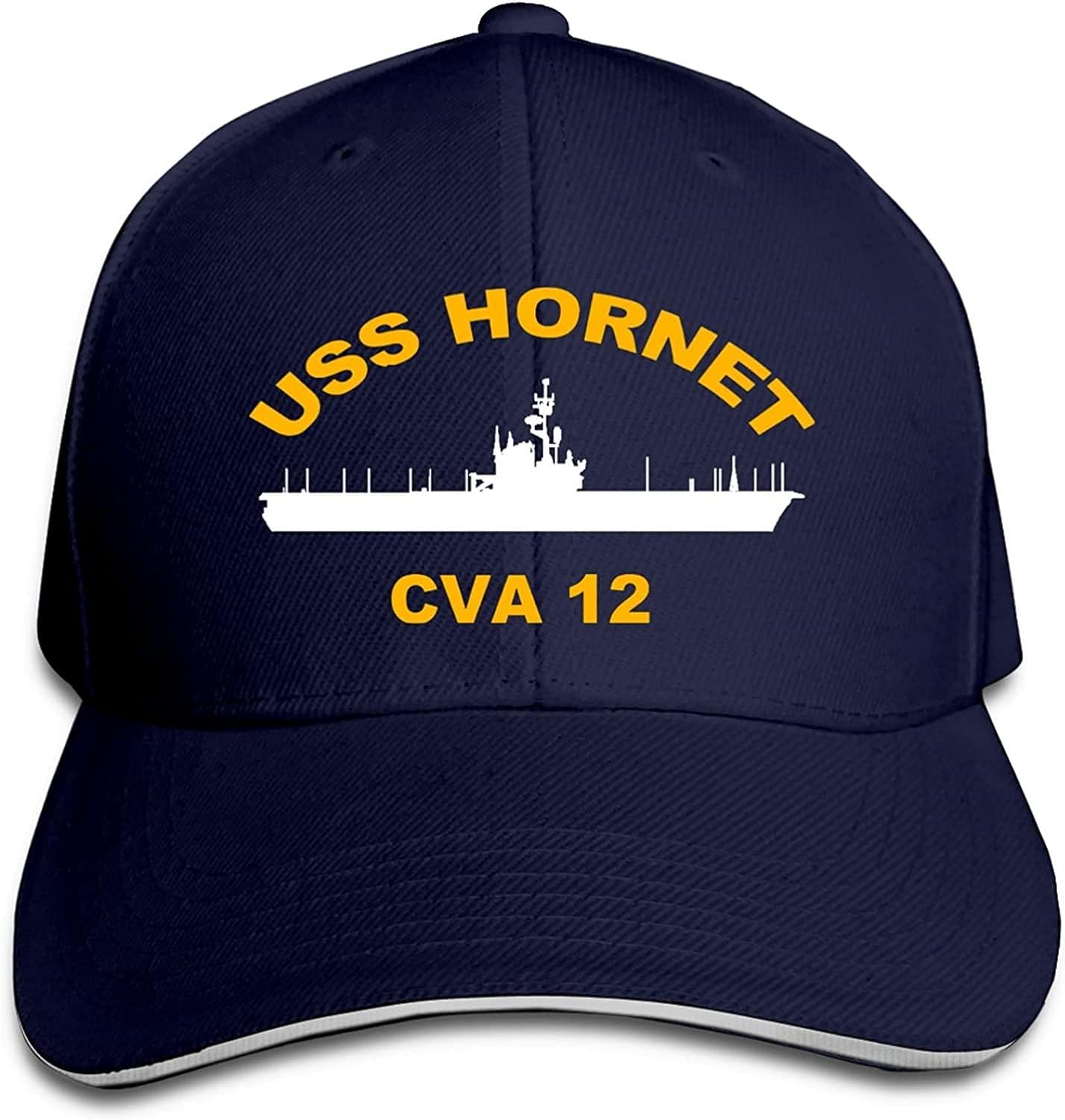 

USS Hornet CVA-12 Unisex Baseball Caps Sandwich Caps Dad Hat