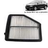 Filtru de aer auto Alb & Negru # 17220-51B-H00 Filtru motor auto Fibră & Plastic