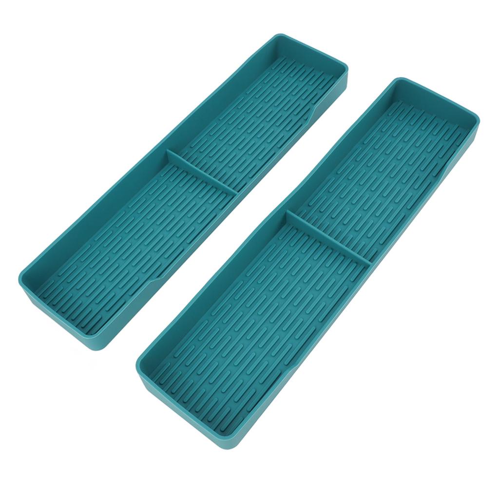 2Pcs Stove Top Shelf Silicone Magnetic Leak Proof Anti Slip Oven Top Shelf Spice Rack Organizer