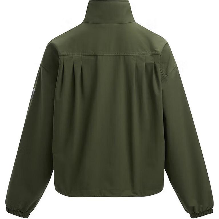 Under Armour Urban Outdoor Series Comfortable Workwear Stand Collar Pocket Sports Casual Jacket Women jackets Olive-Green 1389309-390
