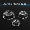 Acrylic Crystal Ball Base Hexagon Shape Sphere-Stone Support Ball Display Stand S/M/L Figurine Holder Desktop Ornaments