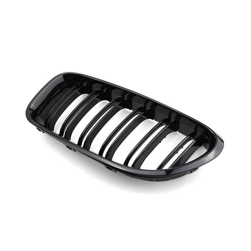 New Look Car Grille Grill Front Kidney Glossy 2 Line Double Slat For BMW 6 Series F06 F12 F13 2012-2017