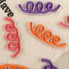 Original Cartoon Embroidery Patch: Korean Wappen Telephone Line Candle DIY Cloth Accessories Sticker