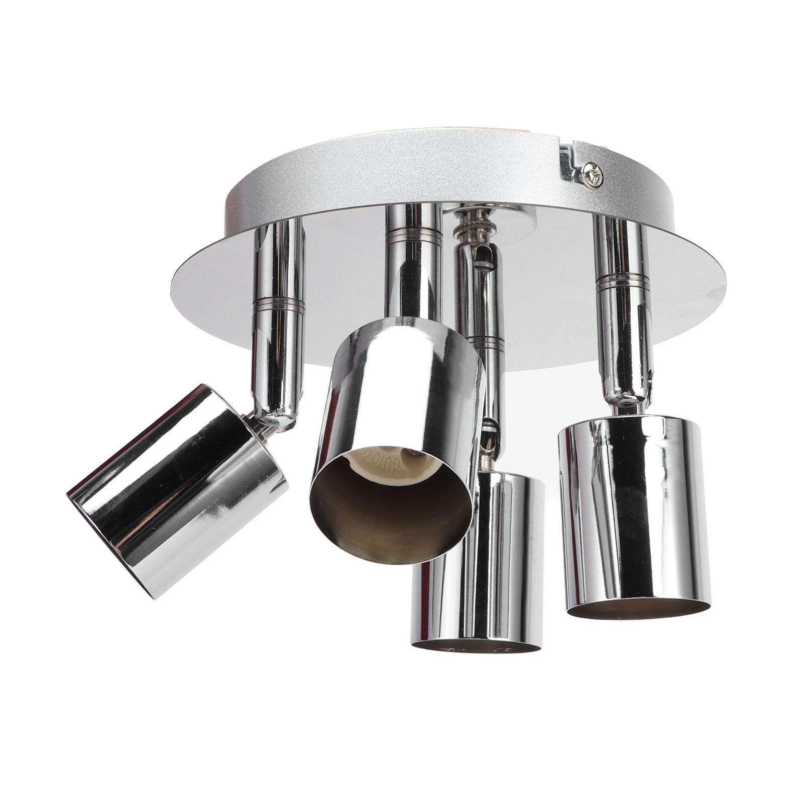 GU10 Патрон лампы 4-х головное основание потолочного светильника Регулируемый патрон лампы для кухни спальни 85‑265 В