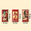 6 Stück Papier Material Roter Umschlag Segensworte Traditionelles Design Glücksgeldbeutel Chinesischer Stil Große Größe Hongbao Segensgeschenke