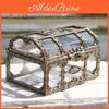 Retro Box Cosmetics Storage Jewelry Organizer Sturdy Structure Transparent Design Solid Jewelry Box Organizer Case