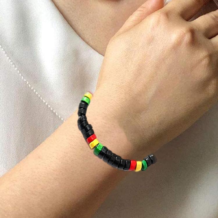 Rastafarian Women's Jewelry Set Juneteenth Jamaica African Accessories Headband,Sunglasses,Wood Dangle Earrings,Necklace