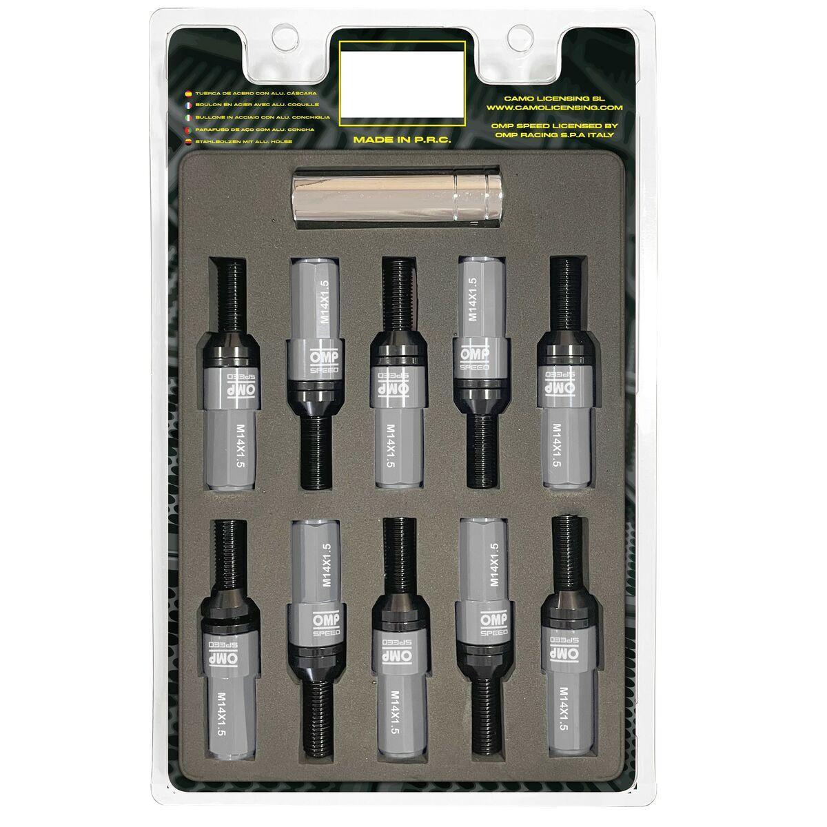 

Комплект винтов OMP OMPS09981404 28 мм Серый M14 x 1,50 TU прозрачный