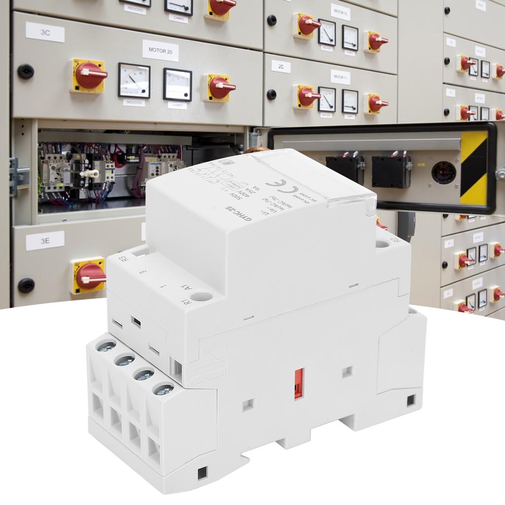 Modular Contactor 4P 25A 2NO 2NC 50Hz Portable Electronic Module for Industrial Electricians 1 Pack