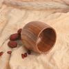 Retro Solid Wood Wooden Cup Handle Retro Coffee Cup Heat Resistant Beer Mug Office