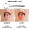 1pc Tongue Scraper, Stainless Steel Tongue Cleaner For Both Adults Professional Reduce Bad Breath Metal Tongue Scrapers, Help Your Oral Hygiene