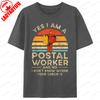 Postal Worker Mailbox Graphic T Shirts Street Fashion Unisex Clothing Unisex Cotton Tee Funny Mail Delivery Postunisex Vintage Tops