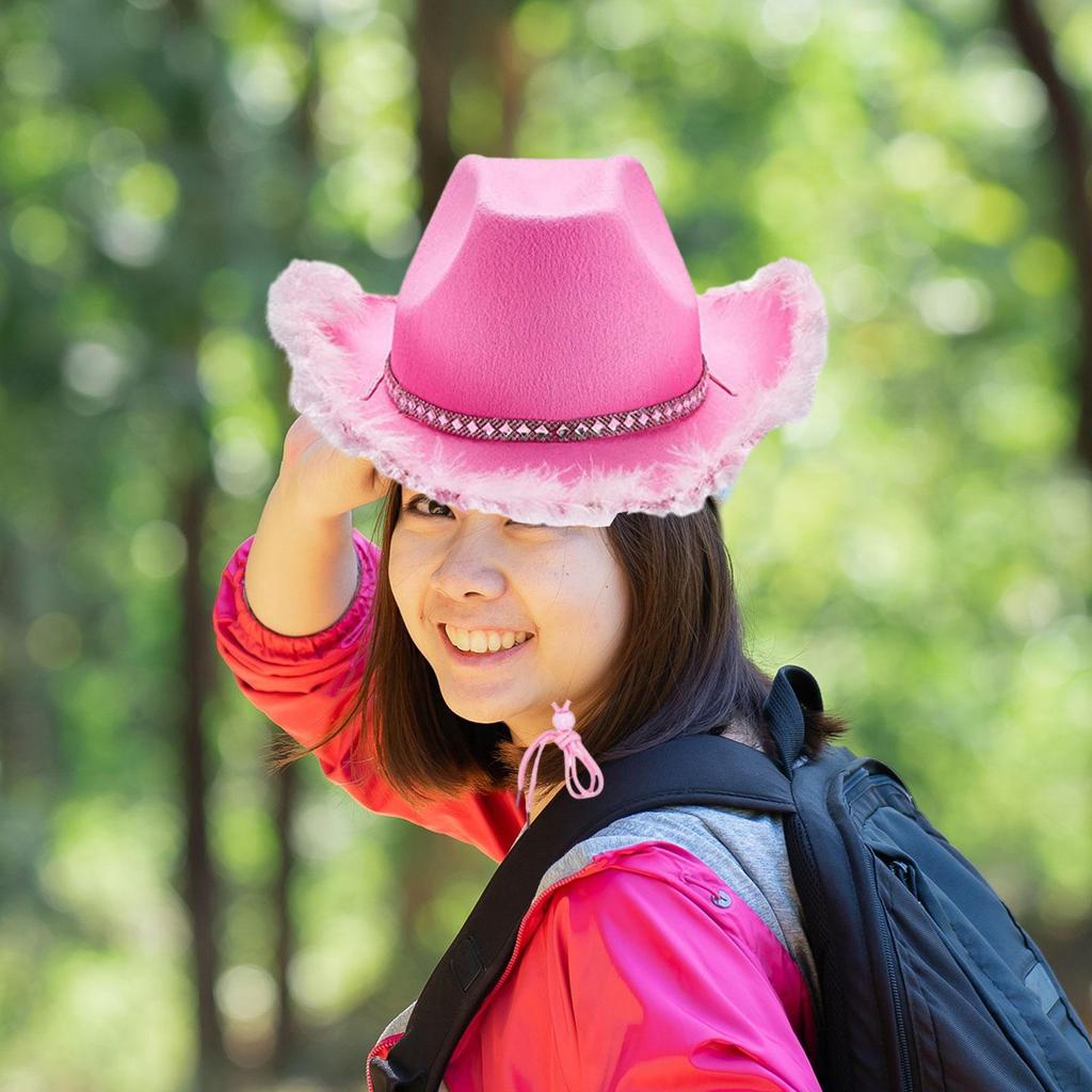 Cowboy Hat Costume Cowgirl Pretend Plays for Performance Festival