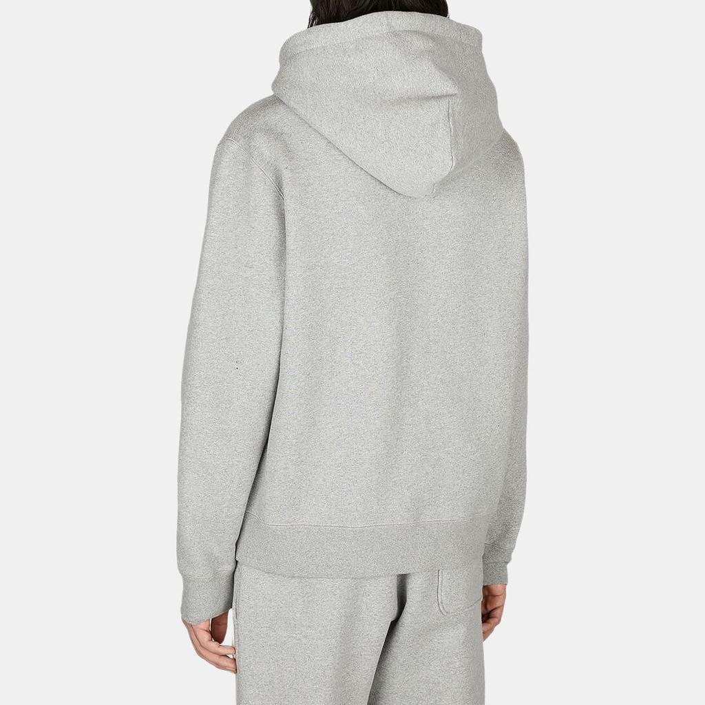 Moncler Fw23 Logo Zip Hoodie Men hoodies Gray 8G00081809KX984