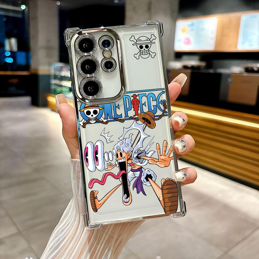 Luffy Zoro Cartoon Coque For Galaxy S26 Ultra One Pieces Phone Case For Samsung S26 S25 S24 S23 S21 Ultra S20 FE S25 Plus Cover