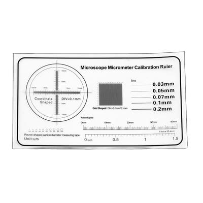 Microscope Focusing Tool Adjustment Calibration Device Magnification Adjuster for Researcher Students & Professional