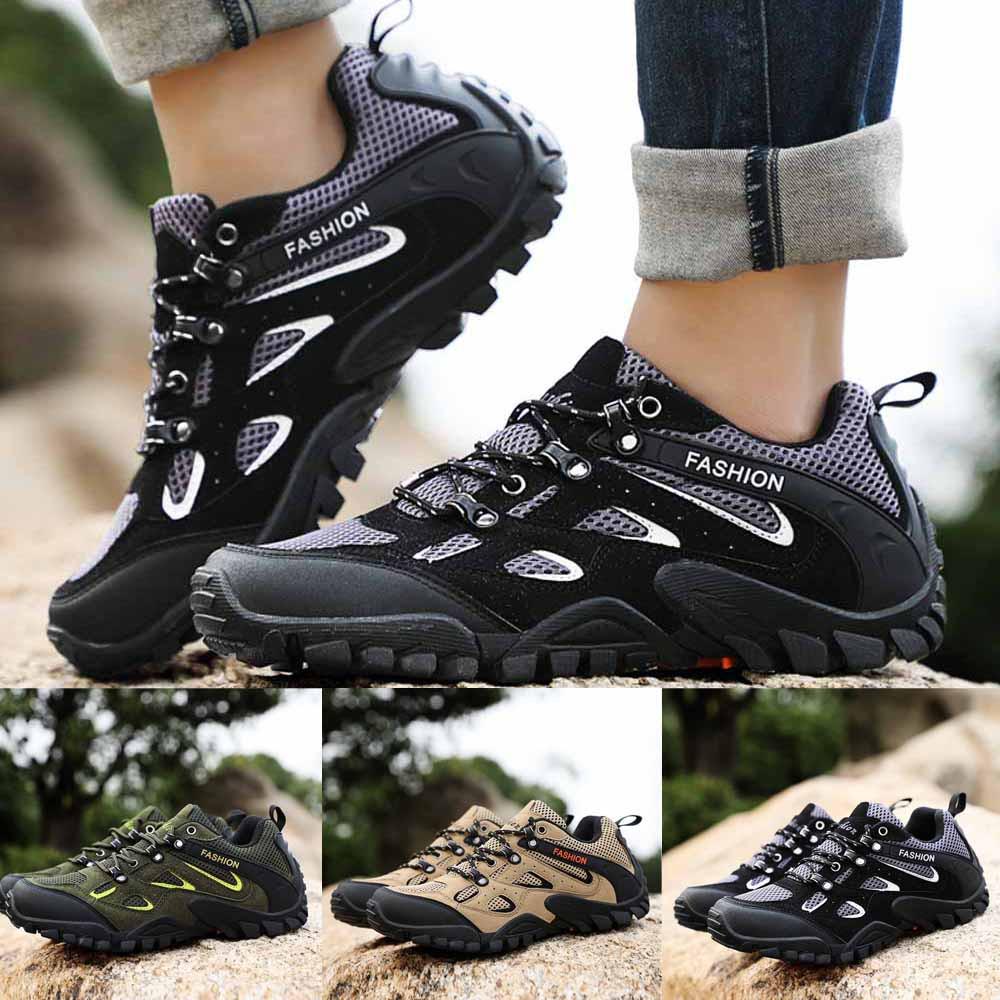 Buy Male Hiking Mesh Sports Outdoor Walking Shoes NonSlip Shoe at affordable prices — free