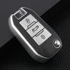 Autosleutelhoesje Voor Peugeot 3008 2008 208 508 408 308 T9 4008 5008 Voor Citroen C3 C5 Cactus Berlingo Sleutelhanger Auto Accessoires
