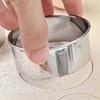 6Pcs/Set New Stainless Steel Cake Ring Mold Round Circle DIY Cake Gum Paste Mould 5/7/9/11/13/15cm Cookie Mousse Cuttur