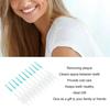 200Pcs Silicone Toothpicks Interdental Brushes Floss Picks Oral Care Portable for Travel/Home