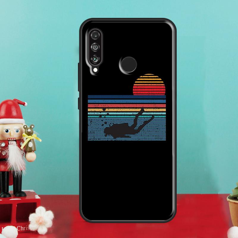 Diver Down Scuba Flag For Huawei Nova 10 9 SE 12i 12s 11i 8i Y90 Y60 Y70 Y72 Y73 Y61 Y91 P30 P40 Lite P60 Pro Case