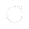 Tennis Deluxe Mixed Rhodium Plated Choker Necklace Women Necklaces White 5562084