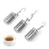 Tea Infuser Strainer Stainless Steel Cylindrical Loose Spice Filter Tool for Home Kitchen Tea Lover Gift Easy to Use